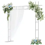 Fin Adjustable Large Wedding Arch Frame Backdrop Rectangular Stand Party Door Decors