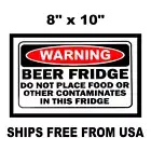 Beer Only Fridge Refrigerator Sticker Decal Vinyl beers