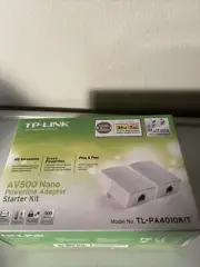 TP-Link AV500 Nano Powerline Adapter Starter Kit TL-PA4010KIT - White (box E)