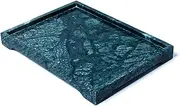 Braneit Prestigious Homeware Natural Marble Home Decor Tray Multipurpose Decoration Jewellery Tray Organiser Rectangle
