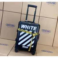 在飛比找Yahoo!奇摩拍賣優惠-RIMOWA 聯名款off-white 聯名鋁合金箱 一體化