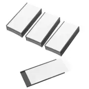50 Pcs Magnetic Label Holder 6" x 3" with Paper Inserts C Channel