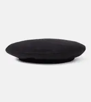 [The Row] The Row Dodo cashmere beret One Size black