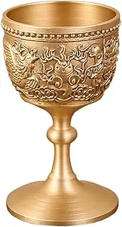 [LABRIMP] Brass Dragon and Phoenix Wine Glass Multi-Function Cup for Party Home Decorative