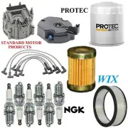 Tune Up Kit Filters Cap Wire Spark Plugs For CHEVROLET K10 L6 4.8L 1980