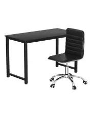 [Artiss] Computer Desk Office Chairs Set 120cm in Black