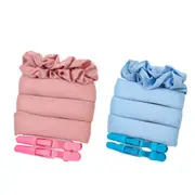 Heatless Hair Curlers Ribbon Curling Rod Headband No Heat Soft Waves