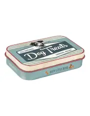 [NOSTALGIC ART] Dog Treats Metal Storage Tin Box 9.5x6x2cm in Blue