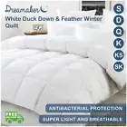 Lightweight Duck Down Feather Cotton Cover Winter Doona Duvet Quilt All Sizes