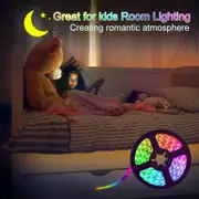 LED Strip Lights RGB Color Changing Lights by Battery Powered for Room Decor