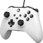 IWGAME Kabelgebundener Controller für Xbox One/PC, Gaming-Controller mit Turbo-Funktion und 3,5-mm-Audioanschluss, kompatibel mit Xbox One S/X, Xbox Series S/X, Android, iOS (Weiß)