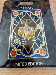 Wall-E Pixar Disney Pin Pink a la Mode Stained Glass Limited Edition 300