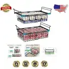 Chest Freezer Storage Baskets, Expandable 19.3" to 24.8" - Time-Saving Solutions