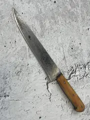 Vintage French Chef Knife Carbon Steel Made in France 827