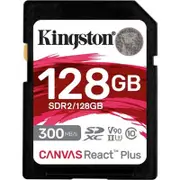 Kingston Canvas React Plus SDXC Card - 128GB U3 V90
