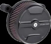 AN Big Sucker Air Filter Kit Cover Knuckle Blk Harley Breakout 13-15