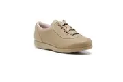 Classic Walker Hush Puppies Walking Comfortable Soft Leather Taupe Shoes