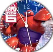 Disney Big Hero 6 Frameless Borderless Wall Clock Nice For Gifts or Decor A501