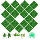 20 PCS 20 Inch Boxwood Hedge Wall Panels Artificial Grass Privacy Screen for