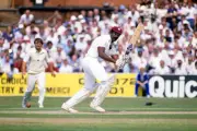Clive Lloyd of the West Indies cricket team in action against Eng - Old Photo
