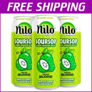 Farm-to-Bottle Soursop Juice with Real Fruit Pulp - 12 Bottles, No Sugar Added
