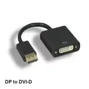 DisplayPort 1.2 Male to DVI-D Female Adapter Connector 1080p TV PC Monitor