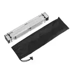 (Silver)Portable Camping Folding Table Anti Rust Small Stable Thickened BD