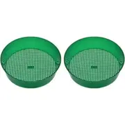 2pcs Garden Sieve Composy Soil Sand Green Stone