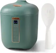 Mini Rice Cooker 2 Cups Uncooked, 1.2L Rice Cooker Small, Portable Non-Stick