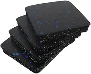 DECOMELODY 4pcs Anti- Mat for Treadmills Exercise Thickened Shock Absorbing Pads for Noise Reduction Floor Non- Fitness Equipment Mats