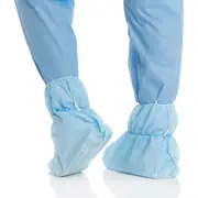 HALYARD ANKLE GUARD* Shoe Cover, Tri-Layer Fabric, Adhesive Traction Strips, X-Large