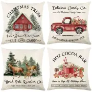 Home Decoration Pillow Case Christmas Pillow Cover Cushion Cover Square