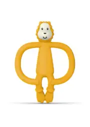 Matchstick Monkey Animal Teether - Lion Anti Microbial