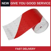 Universal Car Reflective Safety Tape Adhesive Marking Signs White Red Pack of 1