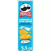 Pringles Cheddar & Sour Cream Potato Crisps Chips