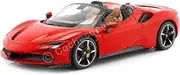 Burago 1/18 Ferrari SF90 Stradale Hybrid Spider 1000HP Open 2020 Rosso Corsa 322 - Red BU18016CAR