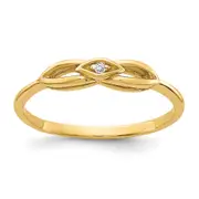 14k Yellow Gold VS Diamond ring