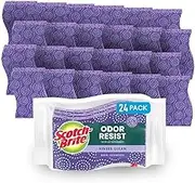 Scotch-Brite Scrub Dots Non-Scratch Scrub Sponge, Everyday Cleaning Power. Rinses Clean, 24 Scrub Sponges