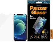 PanzerGlass™ Screen Protector iPhone 12 mini screen protector Standard Fit, anti fingerprint, antibacterial, tempered glass, scratch resistant, glass screen protector, smartphone screen protector