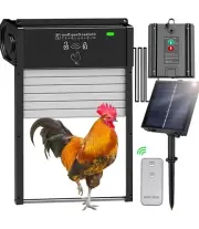 Automatic Chicken Coop Door with Timer, Light Sensor and Remote Control