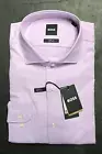 Hugo Boss Men's Max Easy Iron Sharp Fit Stretch Cotton Dress Shirt 41 16 32/33