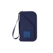 M SQUARE Anti-Theft RFID Blocking Passport Holder – Secure Travel Wallet for Cards and Documents Blue