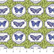 1 yard "Botanical Blues" by Tracey Simms for Northcott Fabrics