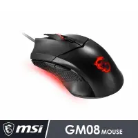 在飛比找PChome24h購物優惠-MSI Clutch GM08 電競滑鼠