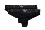 Pack of 2 elastic Brazilian briefs for women EMPORIO ARMANI article 163337 1P227