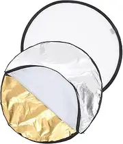 OSALADI 5-in-1 Photography Reflector Stand Light Reflectors for Photography Folding Reflective Board Portable Bag