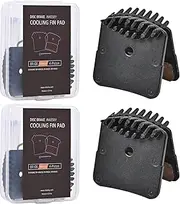 Inkesky BR-08 Disc Brake Pads Compatible with Shimano H03C / Sur-Ron/Segway X160 X260 / Talaria Sting MX3 MX4- Metal with Cooling Fin for 4-Piston Caliper - 2 Pairs