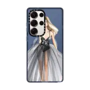 Galaxy S25 Ultra Impact Magnetic Case Clara (Fashion Illustration Transparent Case)