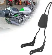 Black Motorcycle Rear Seat Backrest Sissy Bar Back Rest Compatible For Kawasaki Vulcan S 650 VN650 2015-2020