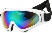 Ski Goggles, Snowboard Goggles with Windproof and Dustproof for Skate Motorcycle Bicycle Glasses for Kids, Boys & Girls, Youth, Unisex Adult